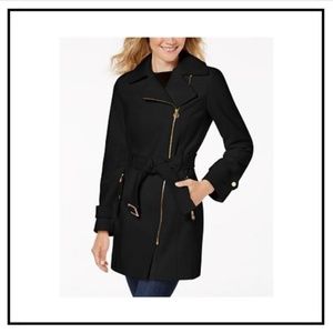 Michael Kors Asymmetrical Walker Coat - XXS